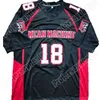 Uf CeoC202 EJ Paul Crewe 18 Maglia da football americano Mean Machine The Longest Yard Movie Jersey 100% ricamo cucito per uomo donna gioventù