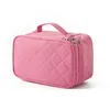 Portable Cosmetic Bags Large Capacity Hand Storage Bag Waterproof Travel Wash Square Bag With Double Layers