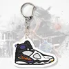 Porte-clés chaussures de basket mode Sport célébrité Figure voiture sac à dos pendentif sac à main porte-clés cadeaux pour les Fans souvenirs