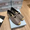 Classici Pantofole da donna di qualità Scarpe firmate Espadrillas scintillanti con diamanti Sneakers stampa Walk Sneaker in tela Scarpe da ginnastica alte con piattaforma