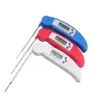 Kitchen barbecue folding thermometers baked food fast temperature measurement probe electric digital display water thermometer LK203