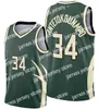 New Luka Mens 77 Doncic Giannis 34 Antetokounmpo كرة السلة Jersey Black Bule White Shirt