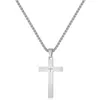 Pendant Necklaces 10Pcs 60cm Stainless Steel Novelty Cross Pendants For Women's Mens Hiphop Fashion Valentine's Day Lover Gifts JewelryPenda