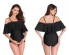 Kvinnor Simkläder Fashion Maternity Swimsuit Expectant Mother One-Piece Baddräkt Graviditet strandkläder bikini moderskap simning kläder