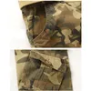 Calças de camuflagem de carga de homens calças militares para homem 7 cores 220809
