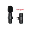 Ny trådlös Lavalier Microphone Portable Audio Video Recording Mini Mic för iPhone Android Live Broadcast Gaming Phone Mic Mic