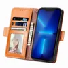 Custodie a portafoglio comode e toccanti in pelle vegana premium per Iphone 15 14 13 Pro Max 12 11 X XR XS 8 7 6 Plus Slot per carta d'identità di credito Copertine magnetiche con supporto