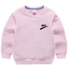 Baby Kids Sweatshirts Boy Girl Kleding Merk Logo Print Hoodie Kinderen Pullover Tops Herfst Winter 100% katoenen hoodies jas