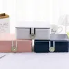 Jewelry Box Double Layer Portable Organizer Ring Travel Watch Leather Display Storage Case For Earrings Necklace 220617