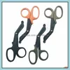 Scissors Hand Tools Home Garden Ll Gear Tactical Rescue Scissor Trauma Gauze Emergency First Aid Cut Bandage Cord Dh64E