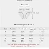 4Pcs Women Briefs Set Solid Uderpants Mid Waist Cotton For Lingerie Underwear Sexy Seductive L220801