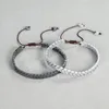 Non-magnetic Black Gallstone Arrow Bracelets Women Men Handmade Woven Hematite Bracelet Yoga Jewelry