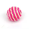 Cat Pet Sisal Rope Weave Ball Teaser Play Chewing Rattle Scratch Catch Toy Cat Supplies Training Behaviour Cat toy