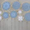 1 Zestaw DIY Duża serwetka Koronki Dream Catcher Set Wedding Background Decoration DreamCatcher Attape Reve 220407