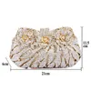 Sacos de noite elegante rosa flor mulheres cristal embreagem sacos de embreagem nupcial bolsa floral e bolsa festa de casamento diamante saco 220321