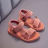 2021 Summer Boys Sandaler Casual Children Barn Shoes Gummi School Breattable Toeboy Beach Sandal G220523