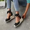 Sandalet Comemore kadın Espadrille Katır Rahat Bağcıklı Bayanlar Kadın Topuk Topuklu Rahat Ayakkabılar Dans Eden Kızlar Takozlar Pompalar