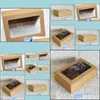 Packing Boxes Office School Business Industrial 20st/Lot-18x12x5cm Kraft Paper Window Gandbox Candy Snack Diy Bakning Lagring Drop Delive Delive