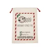 Christmas Decorations Santa Sacks Gift Bags Large Organic Heavy Canvas-bag UPS GJ0711