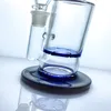 Narghilè in vetro borosilicato alto da 10 pollici (GB263) bong in vetro blu dritto