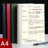 Notatniki notebooków Cornell A4 160 stron pisma papierowa linia siatki do szkolnych materiałów biurowych w szachowniczym dzienniku 2022 Plannersnotepads