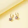 Tiktok Red European Charm و American Dangle Hollow Out Early Out Fashion Fashion Highly Selegant Accetric Earrings OV66