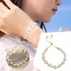 bracelet en argent et perle