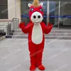 Halloween Horse Maskottchen Kostüm Top -Qualität Cartoon Charakter Outfits Erwachsene Größe Weihnachten Karneval Geburtstagsfeier Outdoor Outfit