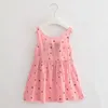 Vestidos para meninas de 1 a 5 anos, crianças, crianças, cerejas, estampados, meninas, vestido de princesa, moda, criança, verão, floral, roupas de festa, vestido