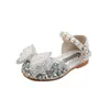 Sandali Neonate Scarpe da principessa Paillettes Fiocco di perle Bambini Bambini antiscivolo Festa nuziale Prestazioni eleganti G354