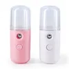 Nano pulverizador facial lembrancinhas de festa de verão 30 ml tanque de água visual portátil vaporizador de rosto mini USB Nano Mister para extensões de cílios cuidados com a pele