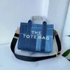 Marc die Einkaufstasche, Designer-Handtaschen, Damenmode, klassische All-Match-Schultertasche, Denim-Handtasche, hochwertige Abendtaschen