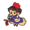Épingles en émail du film de dessin animé hurle Sofia Ashitaka San Ponyo Sosuke Brooch Badges Anime Bijoux personnalisé Gift For Kids Friends 18 C7440104