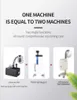 Beauty Salon Professional 2 in 1 Nano Steamer & Sprayer Gun Micro Mist Nano Hair Oil Treatment Accelerator The Desktop Care Machine