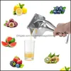 Frukt grönsaksverktyg kök kök matsal hem trädgård 3 storlek vald juice squeezer manual juicer aluminium legering hand press detachab