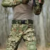 Taktyczna pad obrońcy kolan do paintball Airsoft Combat UNIM Suit wojskowy 2 Kolan Pads2 łokciowe podkładki Just Frog 220812