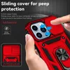 Protección de la cámara Soporte de anillo de metal Estuches híbridos a prueba de golpes para iPhone 15 14 Plus Pro Max Samsung A02S A03S A12 A13 A21S A22 A32 A42 A52 A53 A72 A73