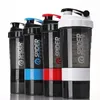 500ml Plástico Shaker Bottle Copo Protein Sport Gym Powder Mixer Sports Water Drinkware BPA grátis 211122