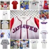 NCAA Kansas Jayhawks KU Baseball Jersey Bob Allison Dale Gear Tom Gorzelanny Steve Jeltz Steve Renko Sam Freeman Mike Zagurski Wes Benjamin Skyler Messinger Jerseys