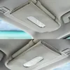 جديد 1 PCS منشفة أنسجة مربع السيارة Car Sun Sun Visor Box Holder Auto Interior Storage Decoration for BMW Car Accessories