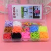 600pcs crianças brinquedos de brinquedos de borracha de bracelete de bracelete de bracelete de bracelete goma colorida goma colorida faça pulseiras de tecidos gotas de brinquedo de presente para crianças 220608