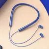 W uchu słuchawki Opaska na szyję bezprzewodowe słuchawki Bluetooth na iOS Android telefon komórkowy zestaw słuchawkowy muzyka sportowa stereo długotrwały nachyle