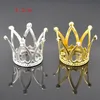 Mini Cake baking decorations Crown Cake Topper Vintage Tiara Toppers Baby Shower Birthday Decoration For Boys & Girls