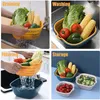 6-Piece Strainers Kitchen Multifunctional Drain Basket For Cleaning Draining And Storing Fruits And Vegetables Easy to Place HH22-195