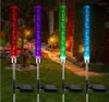 Acrilico Bubble Solar Pathway Lampada da prato RGB Variabile Solar Stick Light Street Landscape