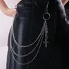 Klapetyki Pendants łańcuch na spodniach dżinsów Kobiety dla mężczyzn unisex egirl ebuy harajuku goth estetyczne akcesoria Hip Hop EMEL22