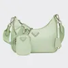 Женские сумки Luxurys Wallet Дизайнерская сумка через плечо Нейлоновые сумки для подмышек Высококачественные кошельки Pr Re-Edition 2005 Комплект из 3 предметов сумочка Сумка с коробкой