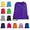 Mochila con cordón de color sólido, saco con cincha, bolsa de asas para gimnasio, bolsas para calzado deportivo escolar