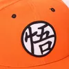 Boll Caps Anime Monkey King Kakarotto Cosplay Costume Autumn Flat Brim Hip Hop Hat Baseball Cap broderad sol unisexball