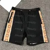 Bokstäver webbing herrar shorts sommar plus storlek badkläder cool torr snabbt sportbräda shorts